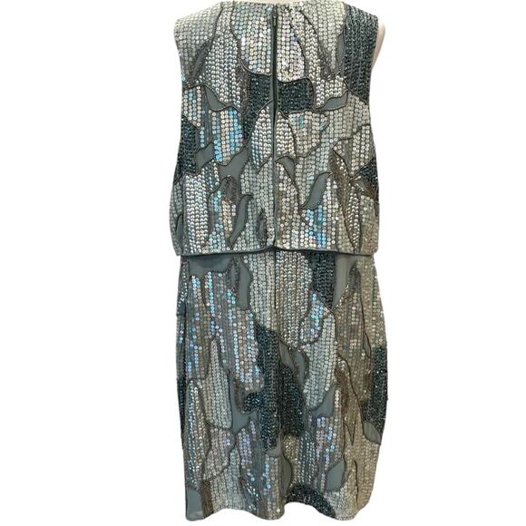 ASOS Curve Cocktail Dress 1X Homecoming Dress 18 Semi Formal Sequin 20s Flapper - Picture 12 of 16